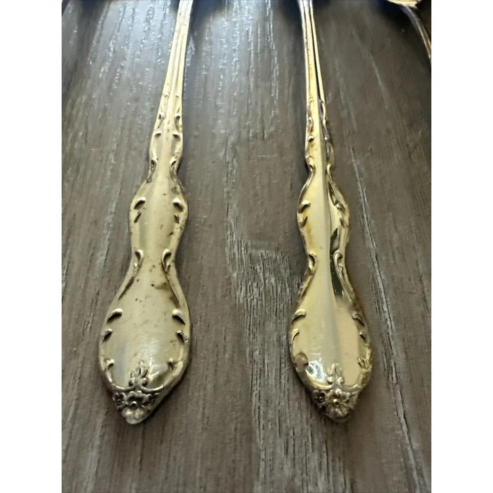 5 Rogers‎ Mfg International IS CAMELOT MELODY Iced Tea Spoons 7-1/4